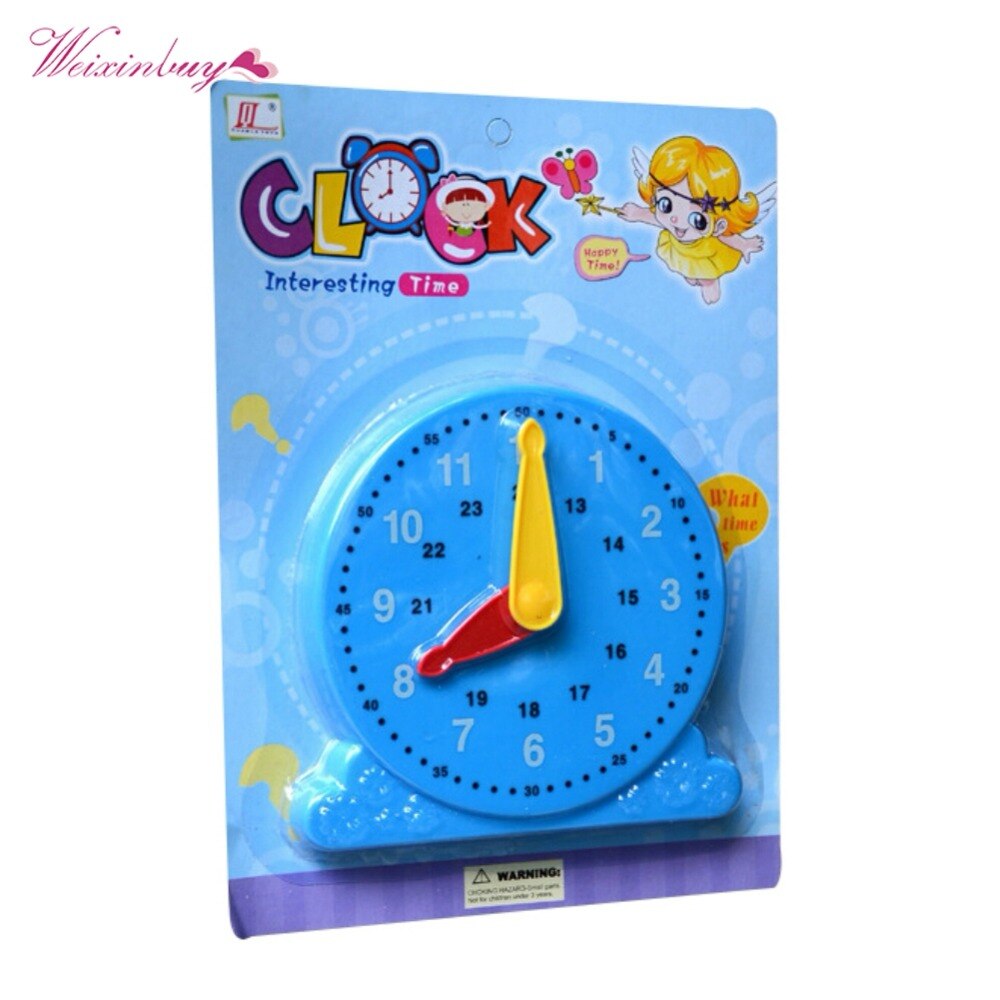 Learn to Tell Time Digital Clock Model Teaching Aids Kids Baby Early Learning Intelligence Toys Xmas
