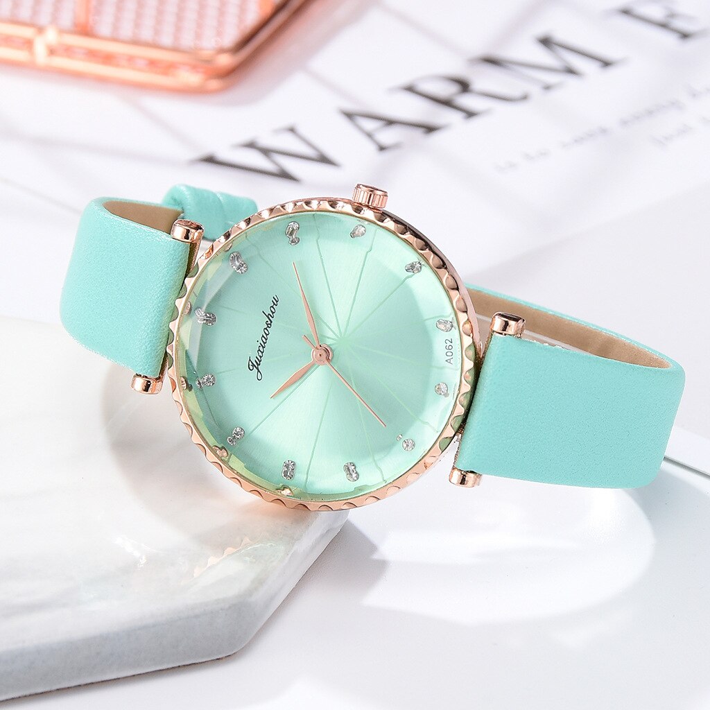 Luxury Women's Watches Leather Strap Ladies Women Watch Casual Leather Quartz Wristwatch Girl clock relogio feminino: 2