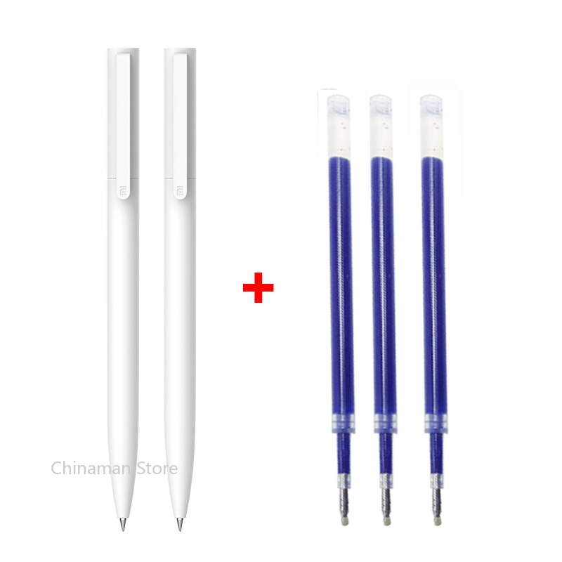 Xiaomi Gel Ink pen Writing Smooth Light Mijia Press the core Replacement Refill Blue Red Black 0.5mm BUSINESS Roller Ball PEN