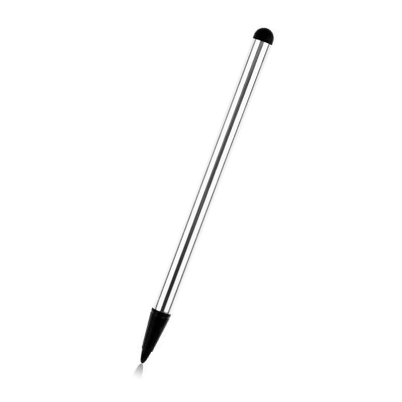 Capacitieve Pen Capacitieve Touch Screen Scherm Weerstand Dual-Purpose Touch Pen Navigatie Universele Handphone Handschrift Pen: Silver
