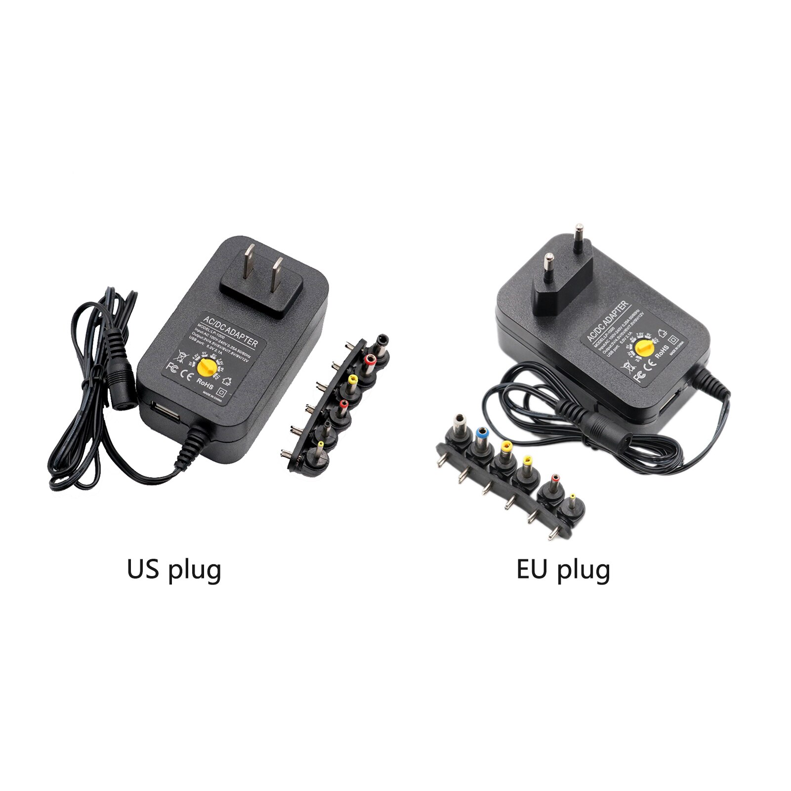 7.5V 2A-2.5A AC/DC Power Adapter For IHome Clock Radios (iP87, IP87BZ, IP87SZ) - Replacement Power Supply Cord
