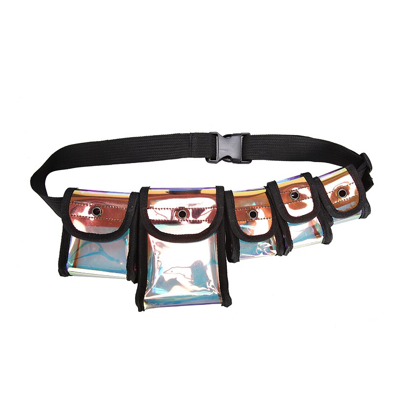 3 in 1 Frauen Gürtel Tasche PU Brust Tasche fanny Pack für Frauen lässig Umhängetasche frauen Geldbörse Taille Tasche: Schwarz Gürtel Tasche