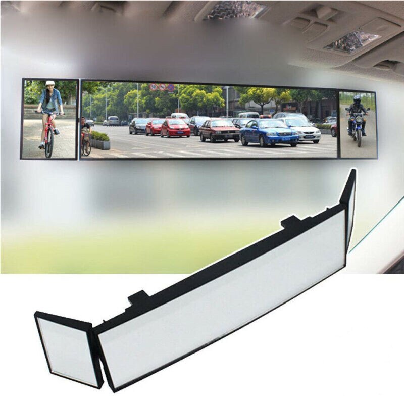 Car Clip On Rear View Mirror Driving Safety Universal Wide Angle Rear View Mirror Auto Car Interior Mirrors