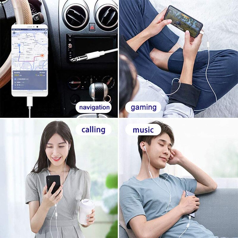 Oryginalny rodzaj Usb C robić 3.5mm Jacek kabel adaptera audio Aux dla Xiaomi Mi 12 11 9 zawodowiec Redmi K40 Podkładka 5 słuchawki konwerter Dac Tipo