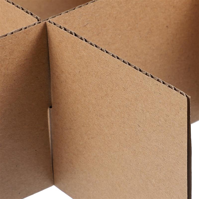 1 set Kraft Paper Cardboard Box Dividers DIY Paper Storage Mailer Empty Moving Packaging Box Accessories