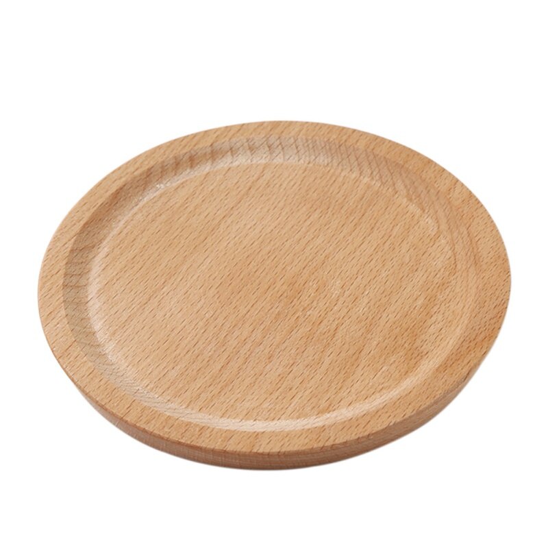 Holz Snack Platte Runde Kuchen Obst Erzähler Raum Nachtisch Service Tablett Holz Sushi Bord Party Geschirr
