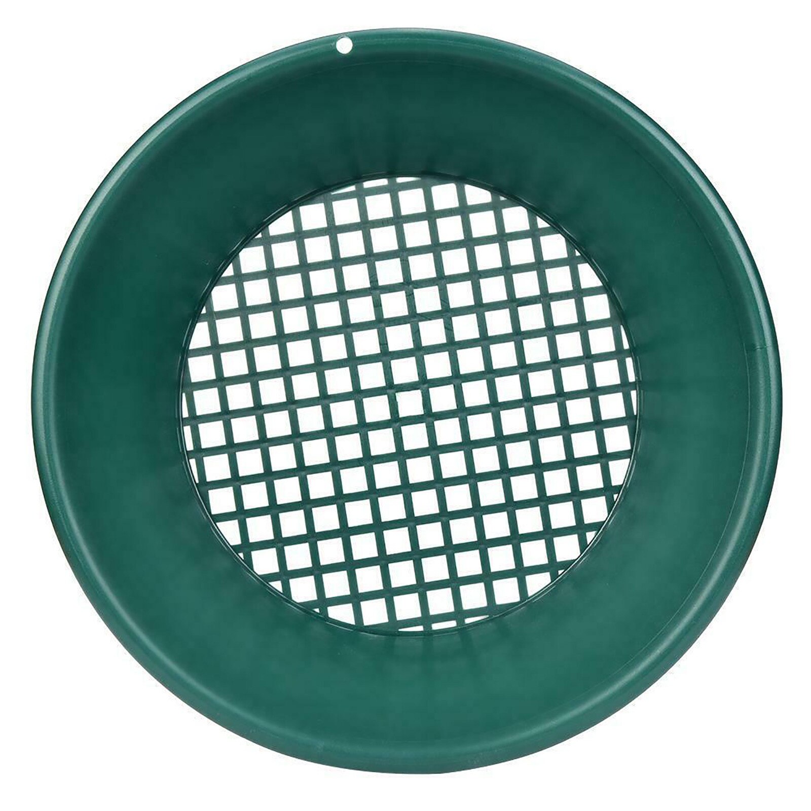 Green Gold Pan Sifting Classifier Mesh Screen Mining Sifter Metal Detecting Kit Panning Classifier 35x35x8.8Cm garden accessory