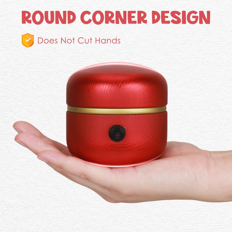 Máquina giratoria de cerámica roja para niños y adultos, Mini herramienta de arcilla con bandeja, de entrenamiento de interés para niños, arte de cerámica