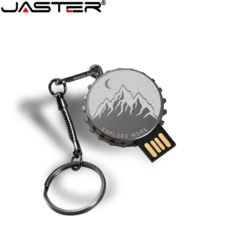JASTER Mini metall USB-stick 4G 8G 16GB 32GB 64GB 128G Personalisieren Stift stick USB Memory Stick U disk Individuelles logo