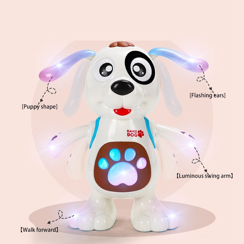 Electric Music Dancing Dog Interactive Educational Toys for Children Birthday Kids Electric Music Dancing Dog