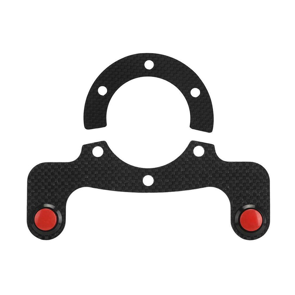 Carbon fiber button Horn button Carbon 6 Bolts Steering Wheel 1 Set Single Button/Dual Button