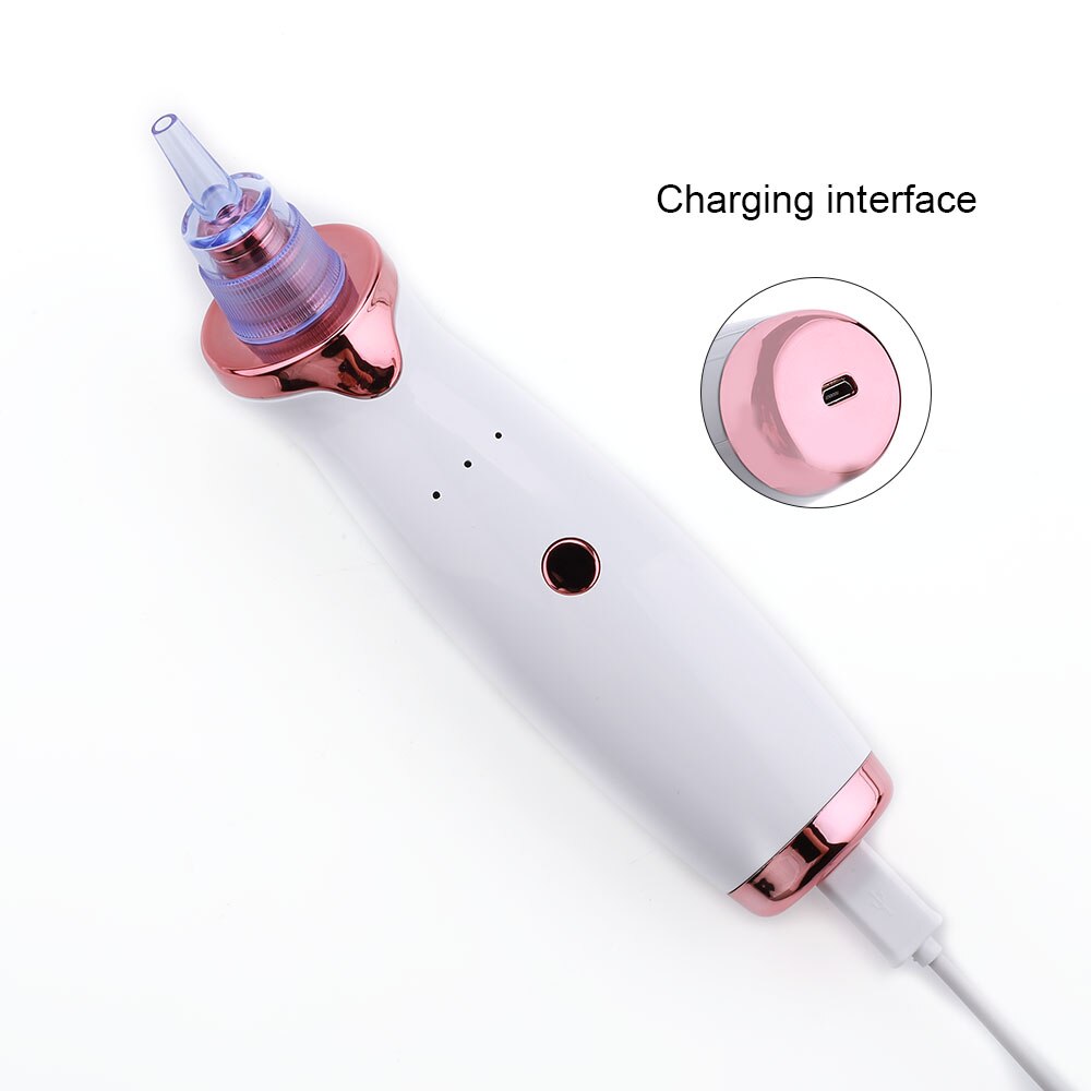 Limpiador de poros Facial eléctrico, exfoliante Facial, eliminador de espinillas, máquina de succión al vacío de acné, Nano pulverizador