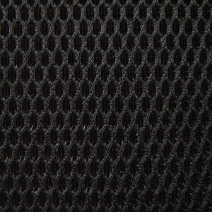 Zachte 3D Stereoscopische Sandwich Mesh Stof Witte Zeshoekige Luchtlaag Stof Netto Doek Naaien Kleding Doek Tissu: Black / 45cmx140cm