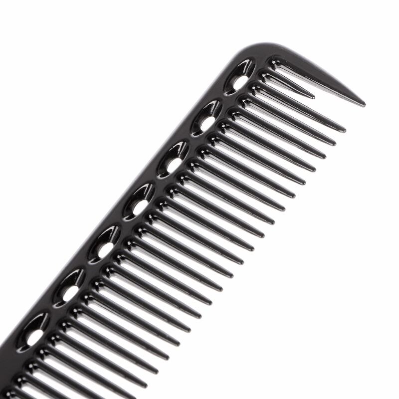 Hårborste män kvinnor aluminium metall klippning kam hår frisör & barberare salong kammar barberare hårborste