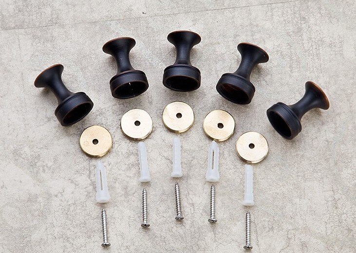 Miedziany mosiężny hak ścienny wieszak na ubrania wieszak na ubrania wieszak ścienny wieszak na szatę robić kuchni haczyki łazienkowe akcesoria sprzętowe