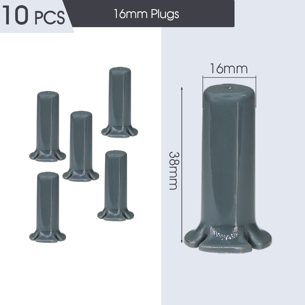 OD-16mm PE Hose Irrigation Connector Watering Tubing Joints Garden Drip System Fittings Tee Straight Elbow Pipe Repair Adaptee: grey