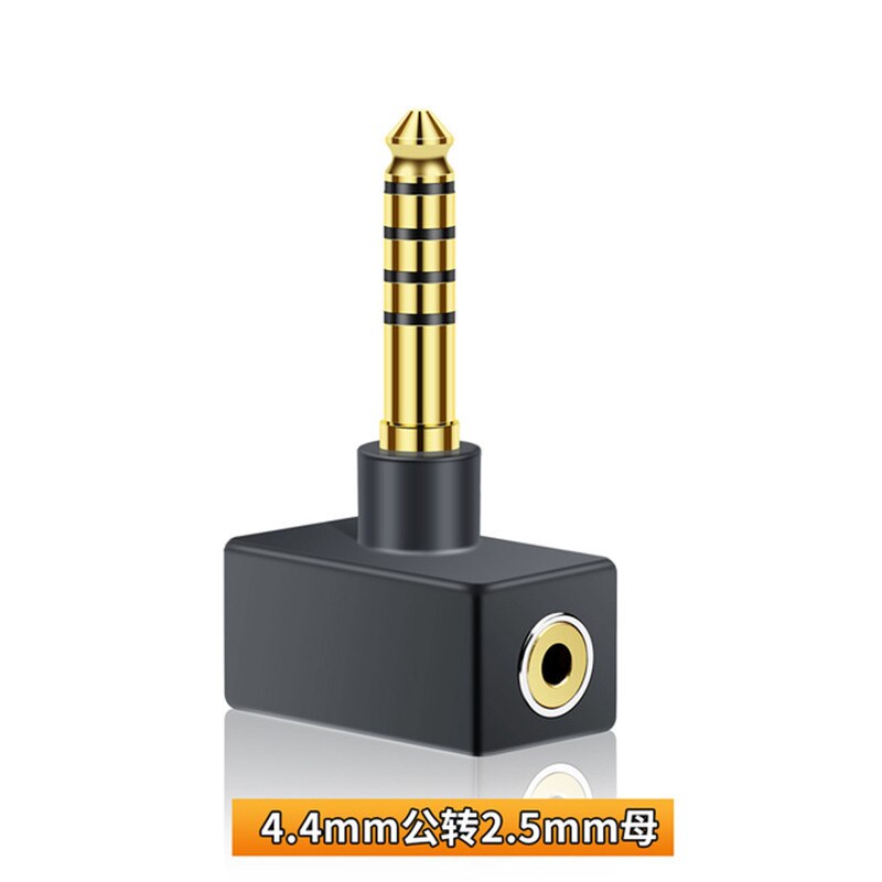 Audiophile Adapter słuchawek 2.5mm 3.5mm 4.4mm złącze mężczyzna kobieta HiFi Jack 2.5 3.5 4.4 konwerter Audio wtyczka gniazda słuchawkoego: 4.4 Male 2.5 Female