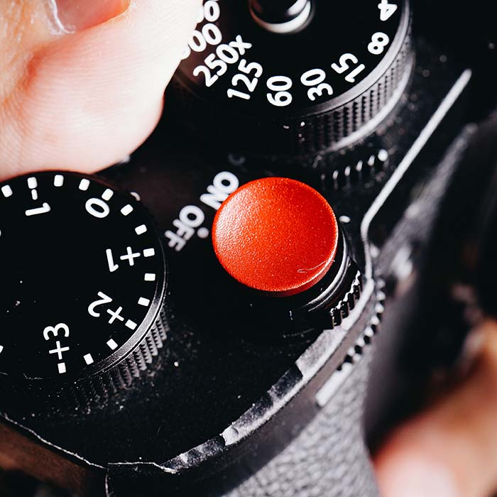 Bouton de déclenchement de volet en aluminium givré, pour Fuji FujiFilm X100F Xpro2 XT2 XT20 XT10 XE3 Xpro1 XE2 XE1 XE2S: Red
