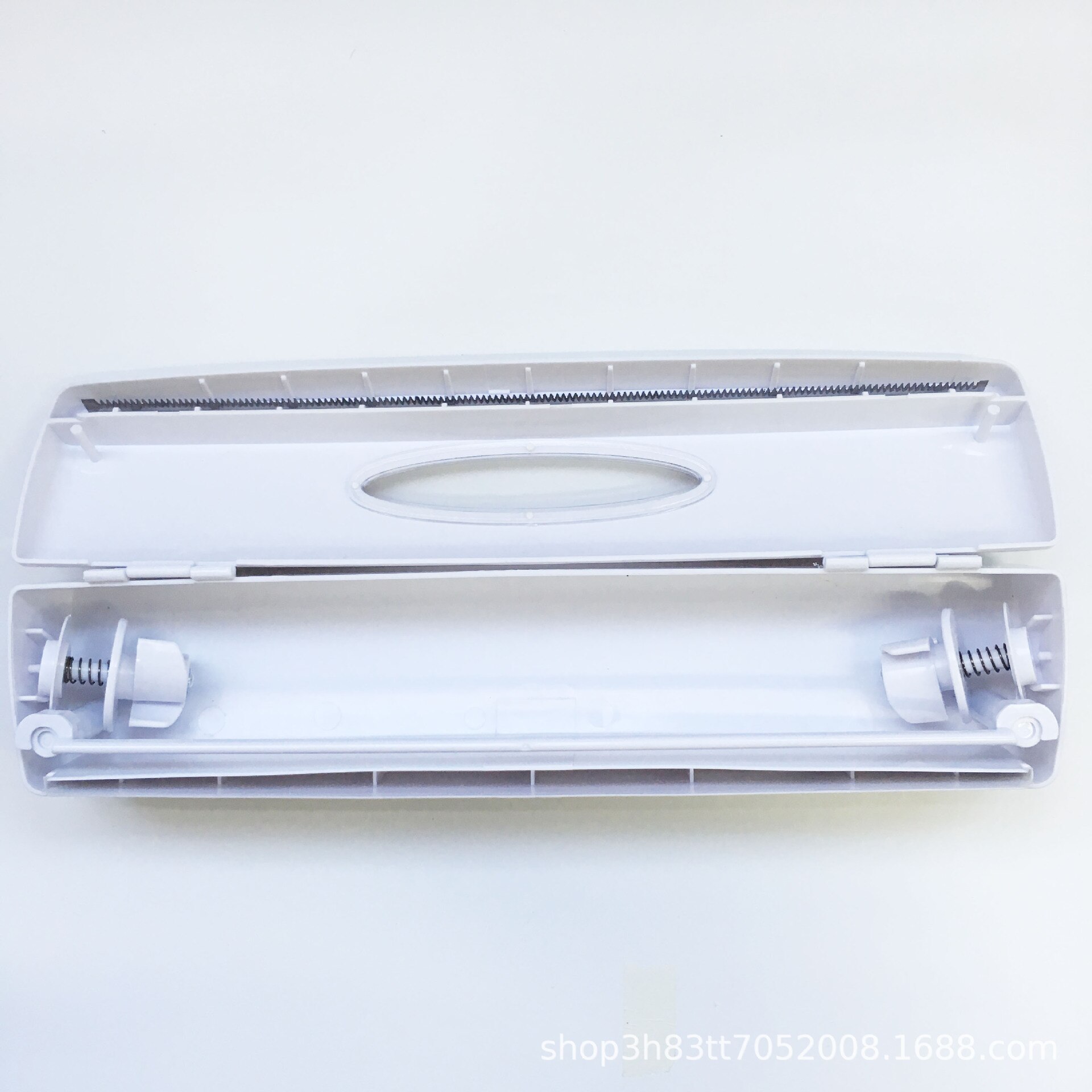 Nyttig plast madfolie plastfolie dispenser aluminiumsfolie voks papirskærer skåret kasse  mj708: Default Title