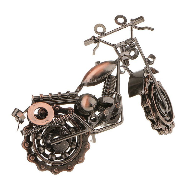 Jahrgang Metall Handwerk Motorrad Motorrad Modell Heimat Dekor Ornament