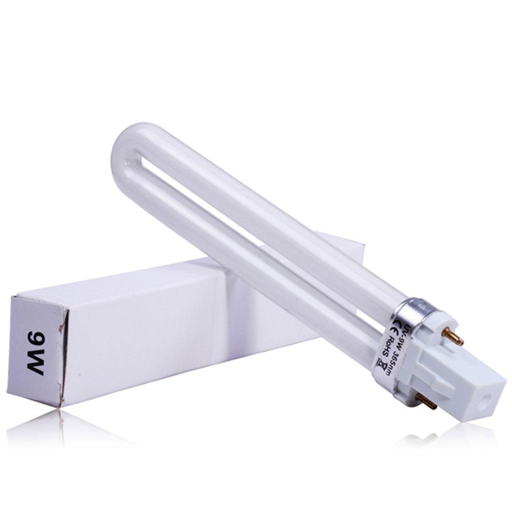 9W 365nm U en forme de Tube de Lampe UV de Dessiccateur de Clou de Lampe Ampoule Ongles Photothérapie Lampe pour L'art D'ongle: 1pc