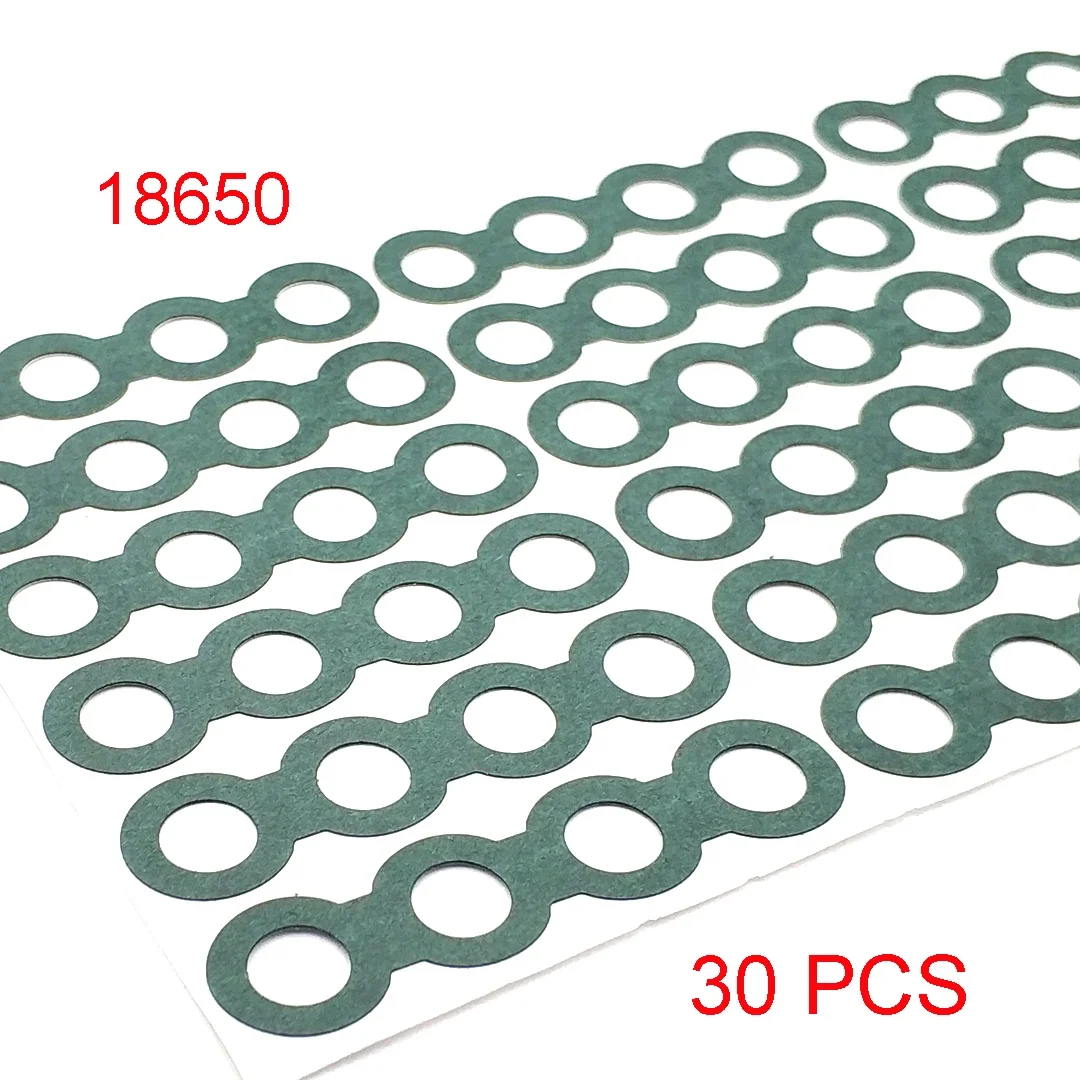 18650 21700 32650 Li-Ionen-Akku-Isolierdichtung, Gerstenpapier, Akku, Zelle, isolierender Kleber, Patch, Elektrode, isolierte Pads: Elfenbein