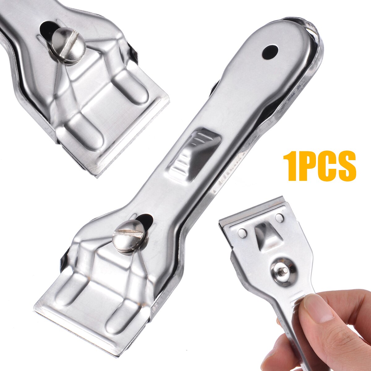 Outil de nettoyage de cuiseur de four | Pièces 13.8*4.4cm plaques de verre, nettoyeur de grattoir, outil de nettoyage de four avec raclettes à lame 1 pièce