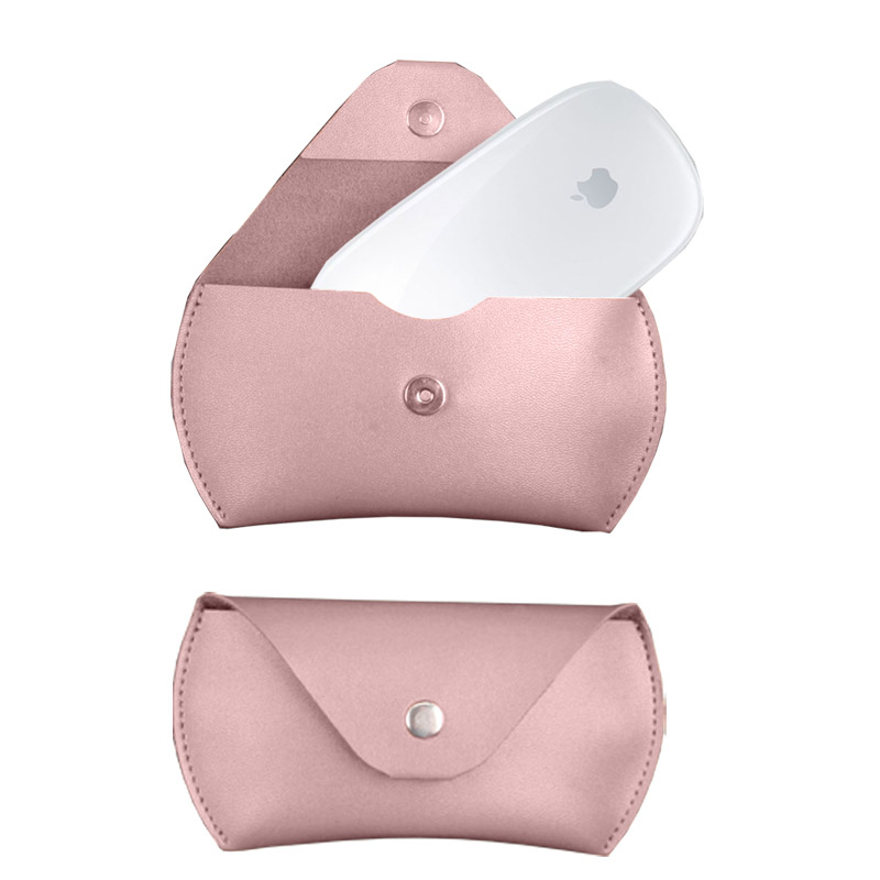For Apple Mouse Protective Case magic mouse 1/2 Generation Wireless Bluetooth Magnetic Leather Bag