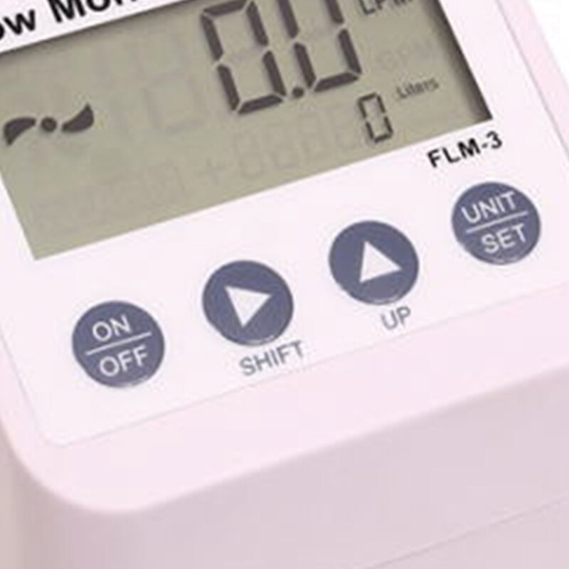 Waterzuiveraar Elektronische Digitale Display Monitor Filter Water Flow Meter Alarm En Power Save Functie Water Flowmeter