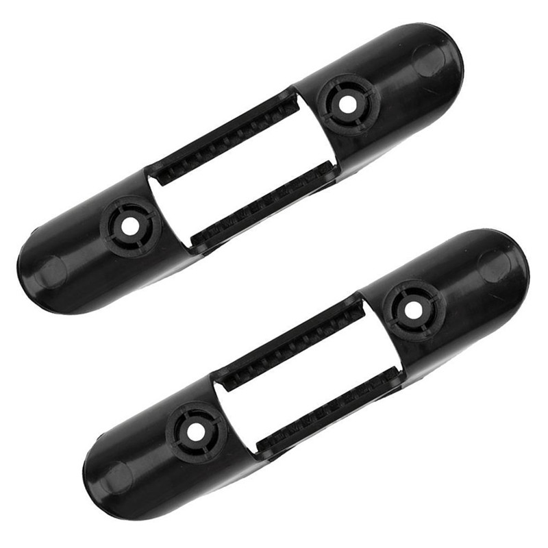 Black Plastic Marine Kayak Paddle Clip Holder Paddle Oars Keeper Canoe Boat Deck Mount Fishing Accessories With Screws