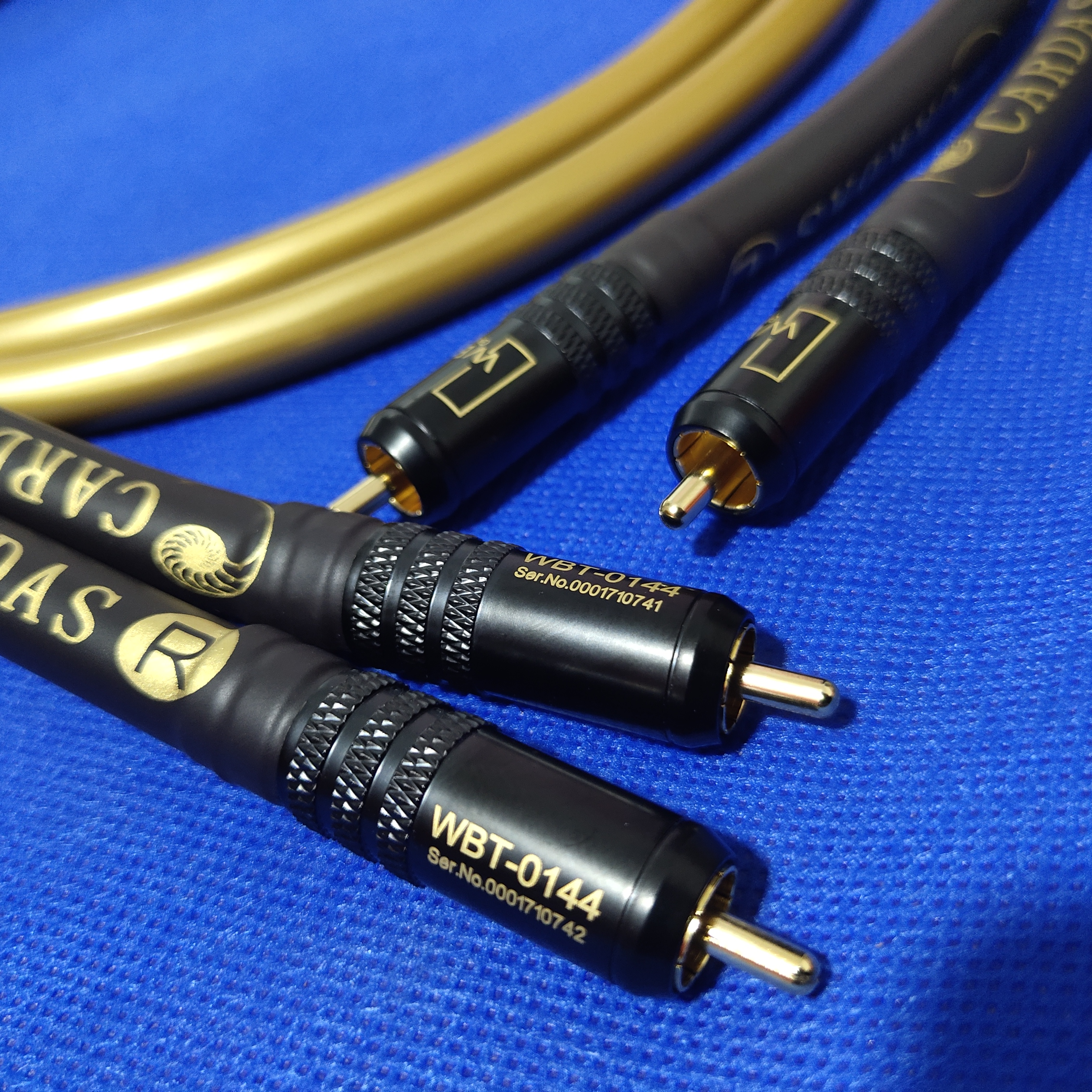 Hifi audio cables original Cardas HEXLINK GOLDEN 5C Amplifier CD DVD player Speaker Stereo interconnect line with WBT RCA plug