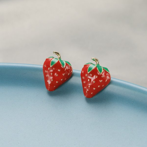 Boucles d'oreilles coréennes à Double cœur pour femmes, doux, blanc, vert, asymétriques, amour, déclaration, bijoux de fête pour filles,: Estampage à chaud