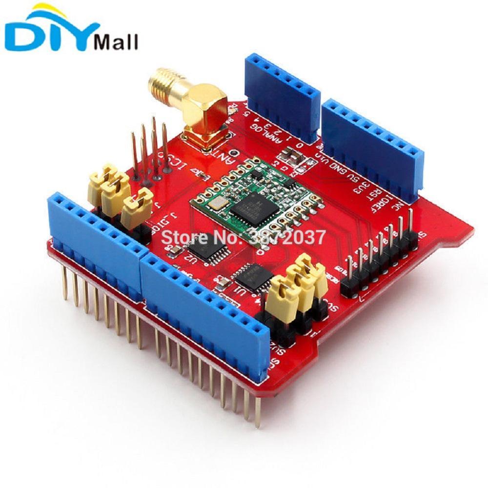 Dragonino LoRa Shield – émetteur-récepteur sans fil longue Distance, 433MHz 915MHz 868MHz, pour Arduino UNO Mega2560 Leonardo DUE