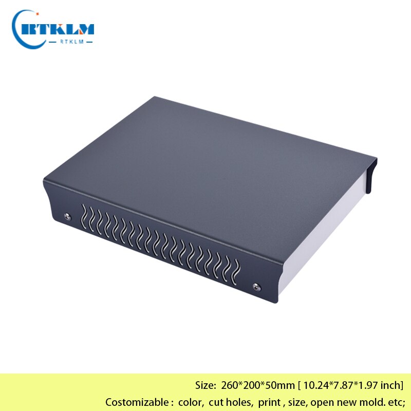 DIY project housing desktop box iron junction box custom cabinet box Iron box for electron enclosure 260*200*50mm