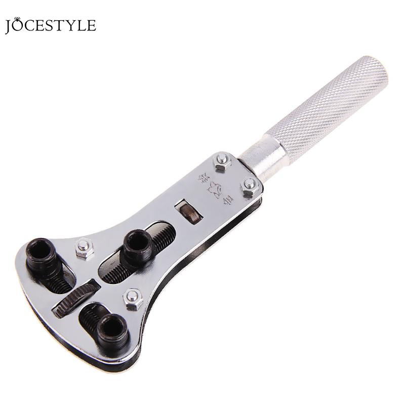 Adjustable Clock Watch Back Case Cover Opener Tools Set Watch Case Opener Repair Tool Kit with 18pcs Pins Clock Wrench Tool