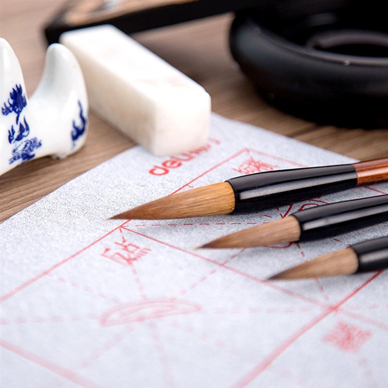 3Pcs Professionele Chinese Kalligrafie Borstel Pennen Schrijven Borstels Tekening Pennen