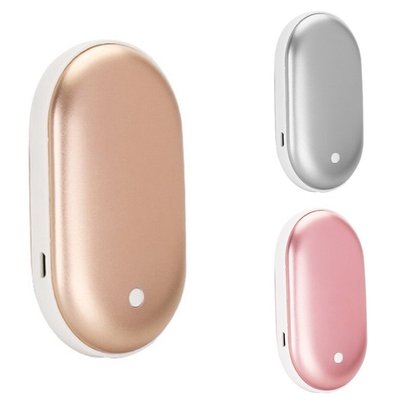 2 in 1 Cute USB Rechargeable Hand Warmer and 5200Ma Power Bank Mini Portable Travel Handy Long-Life Hand Warmer