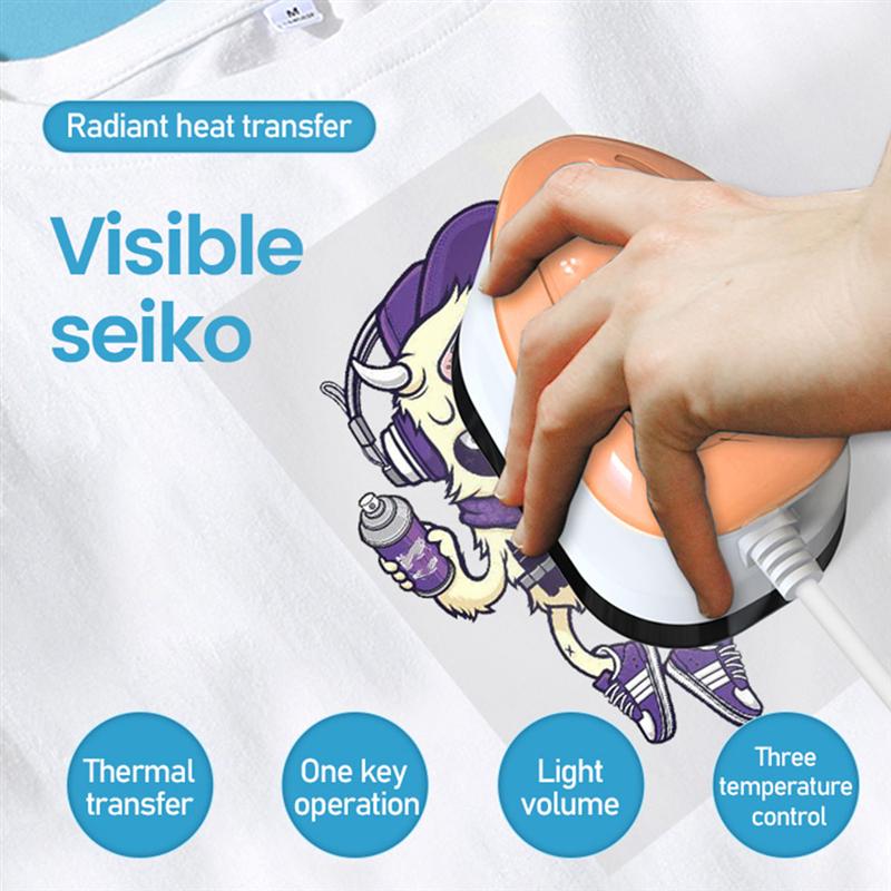 1 Set T-Shirt Heat Press Machine Heat Transfer Thermal Transfer Printer DIY Label Stamping Mini Heat Transfer Machine