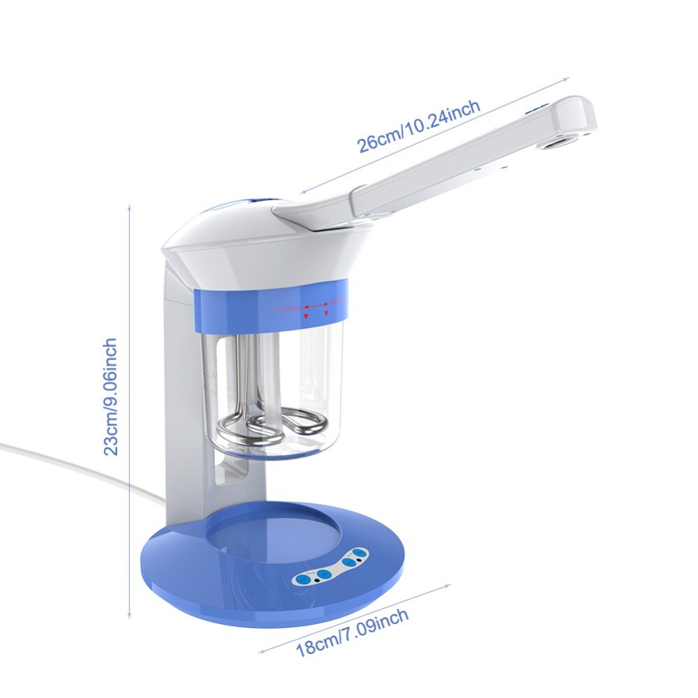 Oversea Facial Steamer Ion Vapour Salon Herbal Vaporizer Aroma Ozone Facial Steamer Sauna Spa Home Use Aromatherapy Humidifier v