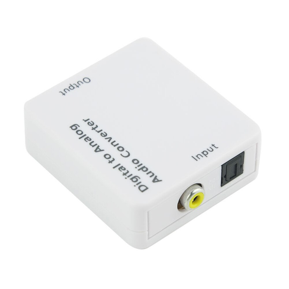 Optische Coaxiale Thuis Draagbare Toslink Praktische Adapter Digitaal Naar Analoog Decoder Connector Accessoires Duurzaam Audio Converter