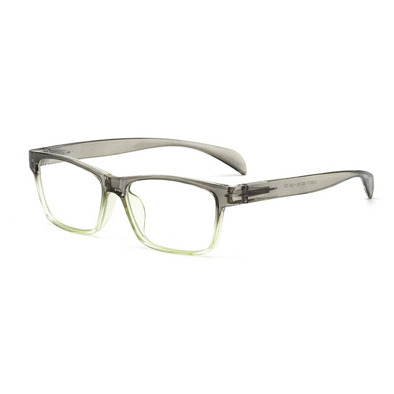 de plástico gafas marco cuadrado de hombre y mujer Anti-Luz Azul lentes templo Flexible piernas óptico Eyewears