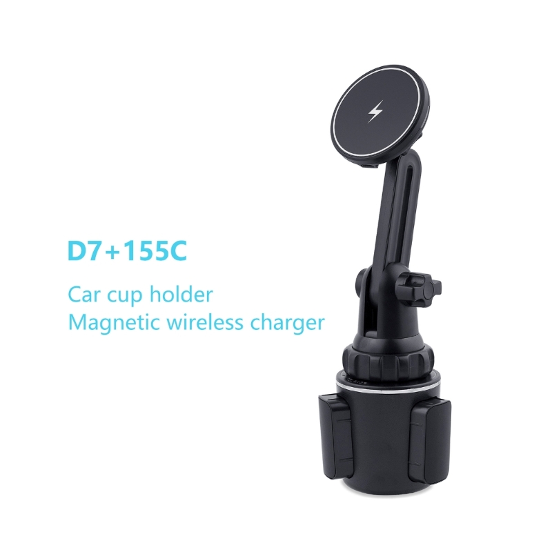 15 W magnetische kabellose Autoladegerät-Halterung für MagSafe-Getränkehalter, Autotelefon-Halterung, Ladegerät für iOS-Telefon 12/13/14 Pro