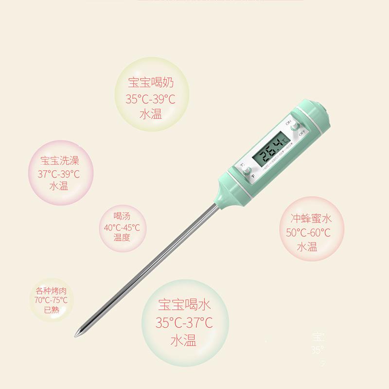 Baby Melk Fles Elektronische Water Thermometer Kids Melk Fles Temperatuur Test Papier Strip Sticker Temperatuur Infant Meten