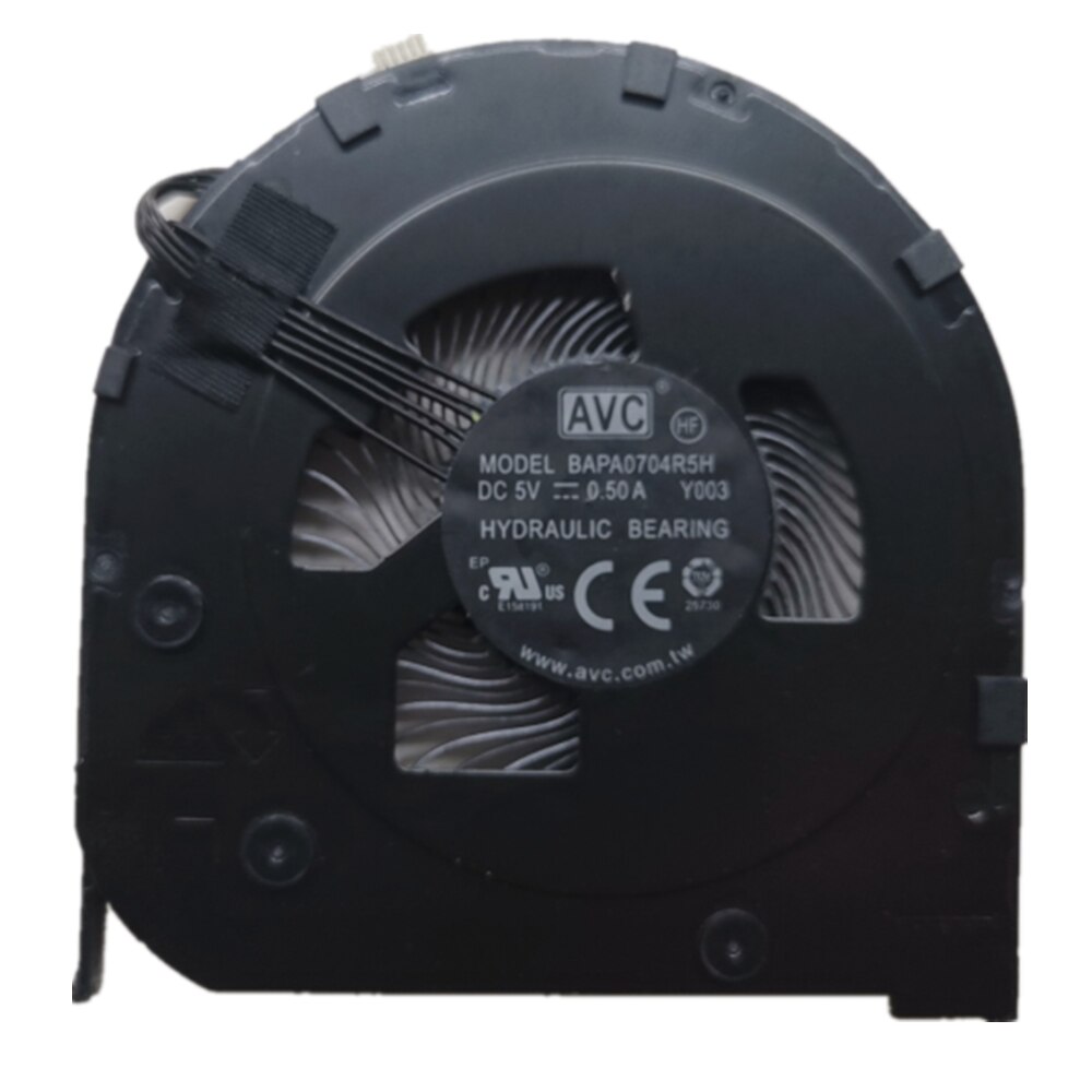 Ventilador de refrigeración para portátil Lenovo ThinkBook 13s, BAPA0705R5HY023, BAPA0505R5HY001, BAPB0605R5HY009, DFS150305550T, 5F10S13927, 5F10S13926
