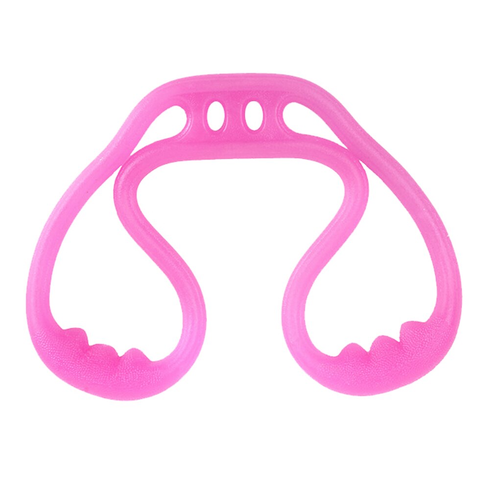 Cuerda elástica de entrenamiento de estiramiento para Yoga, banda de resistencia de 8 formas para ejercicio físico, cuerda de entrenamiento de estiramiento: Rosa