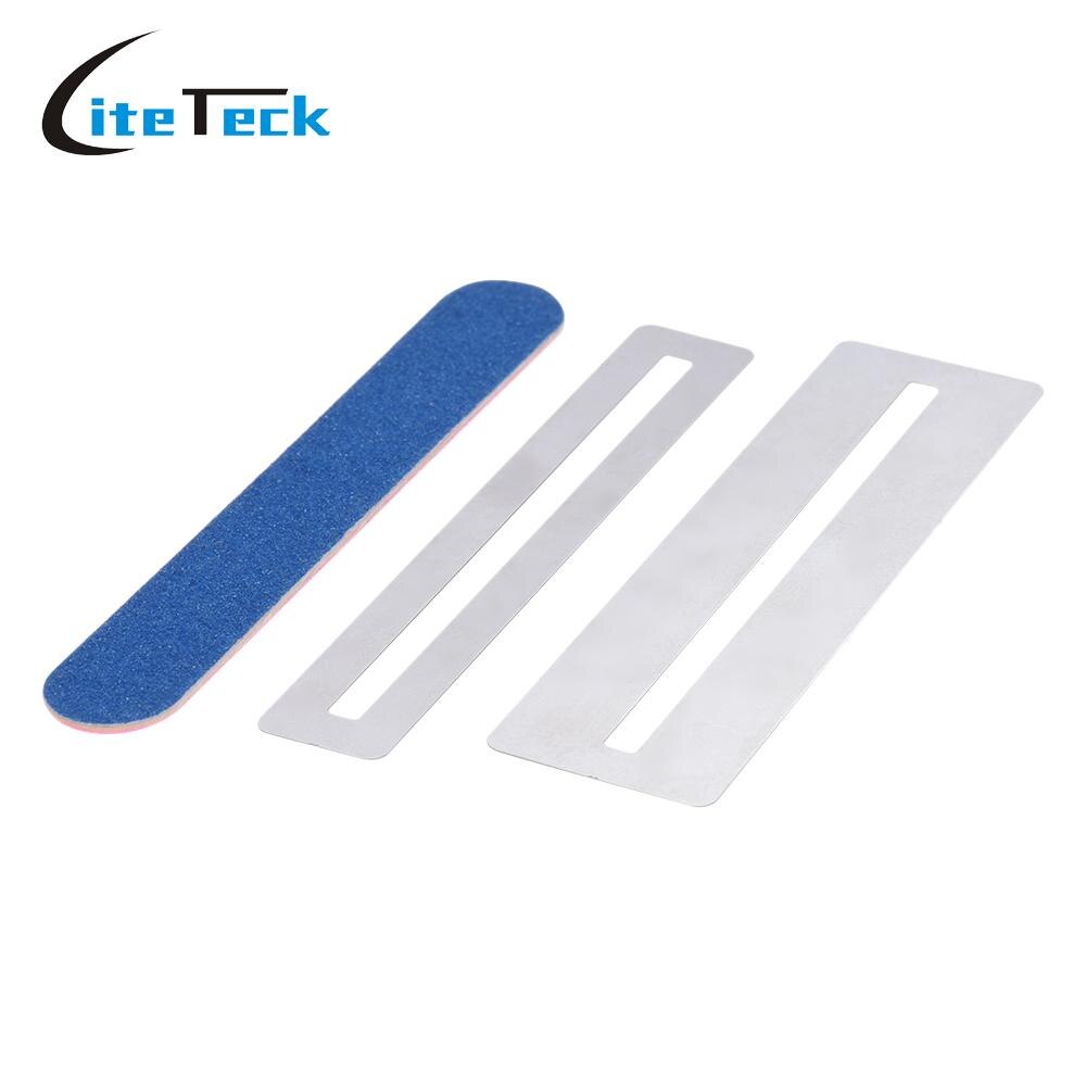 Guitar Fret Repairing Tool Set Stainless Steel Fretboard Guard Protector & Fretwire File Sanding Cleaning Polish Luthier Tool