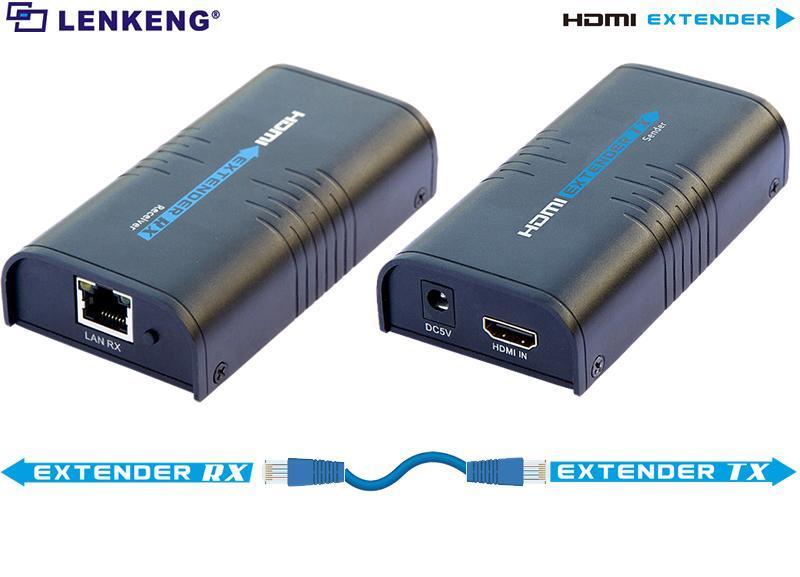 LKV373 V2.0 HDMI Extender 120M,HDMI Extender Over Cat5/Cat6 1080P