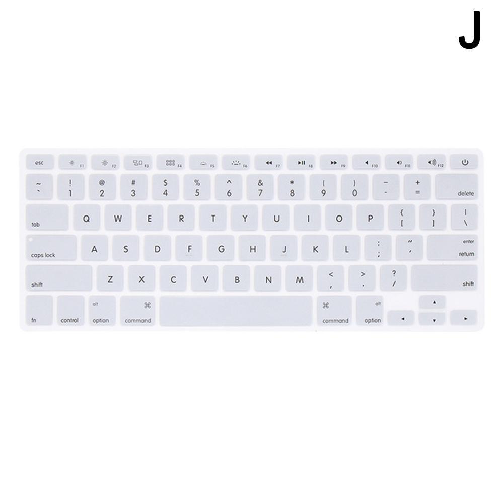 10 Kleuren Zachte Siliconen Toetsenbord Cover Sticker Film Voor Macbook Pro Air 13 "15" 17 " of Ouder) computer Accessoires: J