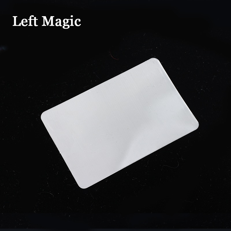 1pcs LUBORS LENS Card Perspective distortion close up street magic tricks kids Tricky Gimmick Easy To Do for Beginner