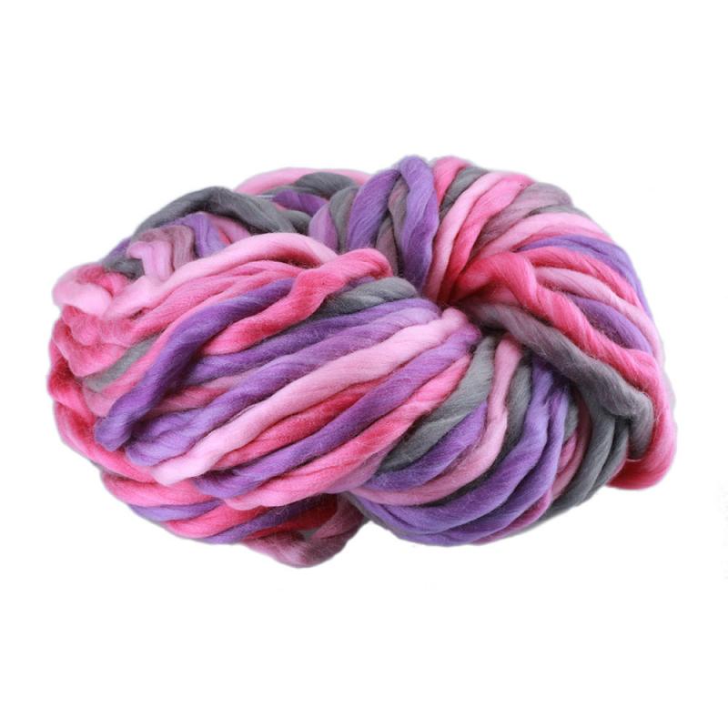 250g Super Bulky Arm Knitting Wool Roving Knitted Blanket Chunky Wool Yarn Super Thick Yarn For Knitting/Crochet/Carpet/Hats: S